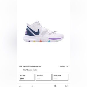 2019 Nike Kyrie 5 EP ‘Have a Nike Day’ size 11